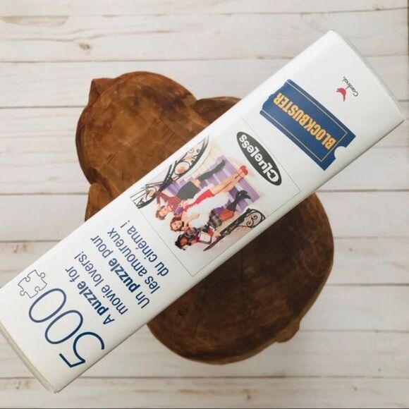 Clueless Movie Blockbuster 500pc Puzzle In Plastic VHS Case - Picture 6 of 6